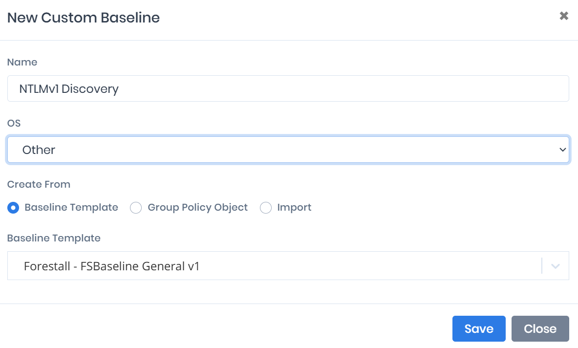 Custom Baseline