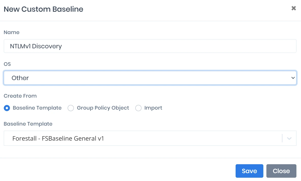 Custom Baseline