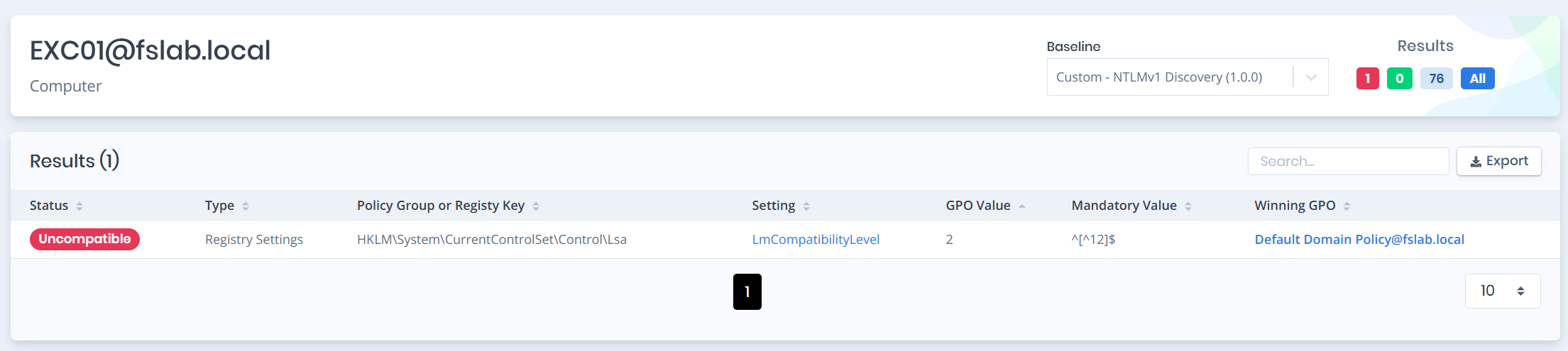 Custom Baseline