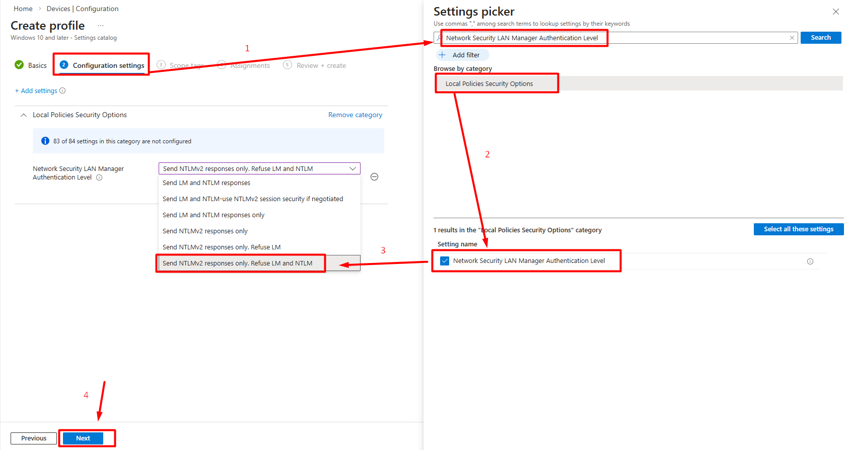 Intune Interface