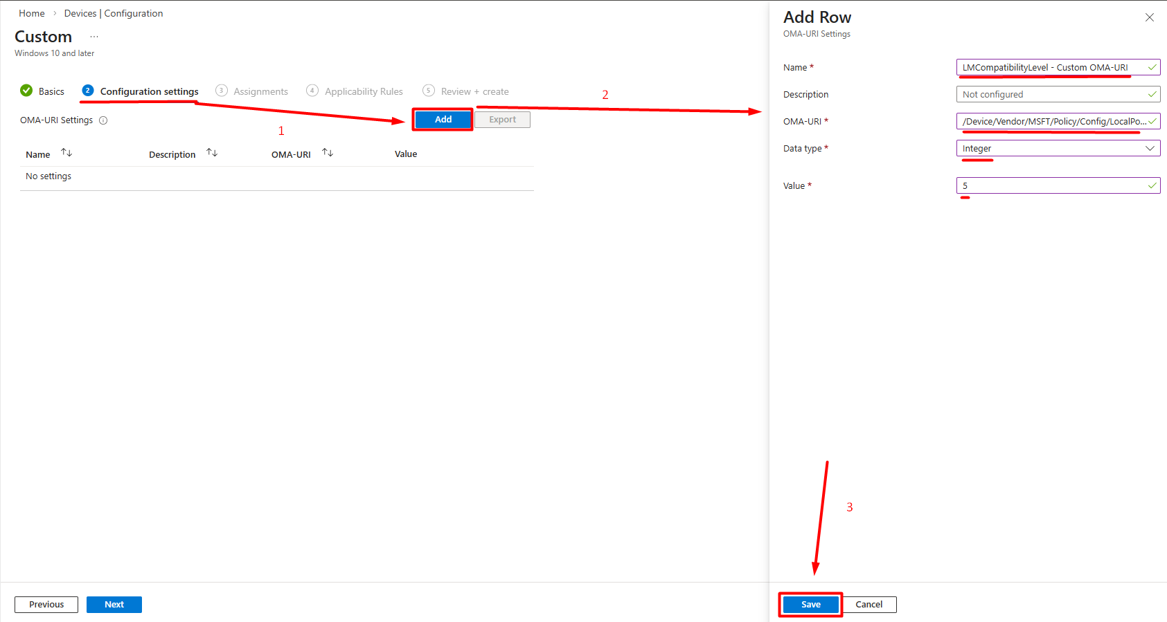 Intune Interface
