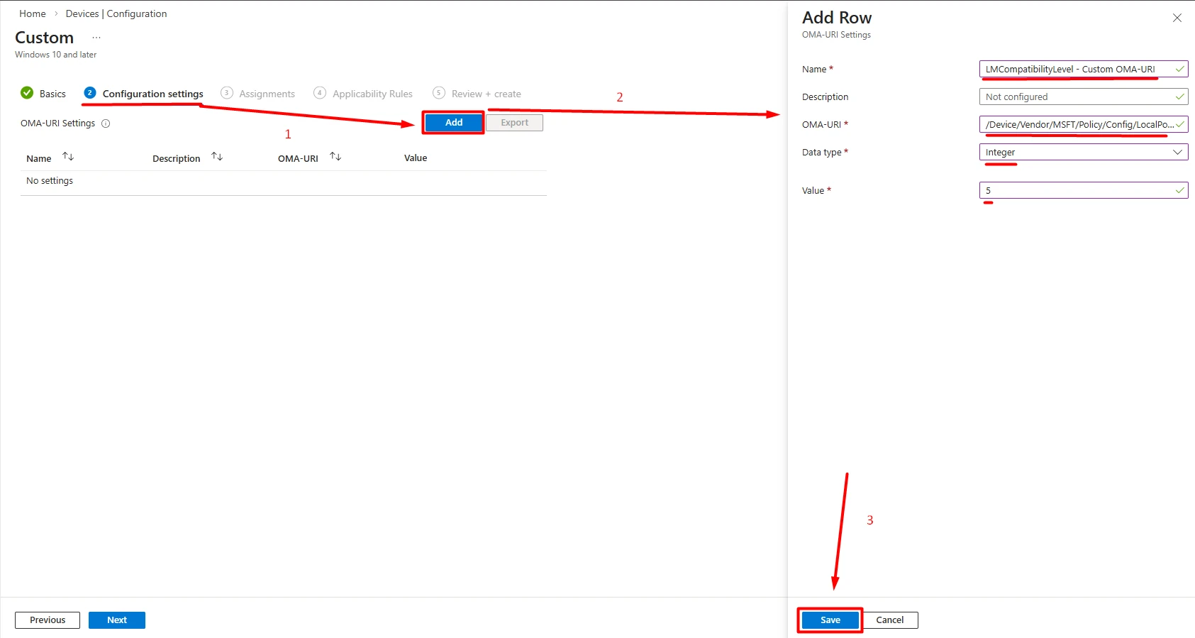 Intune Interface