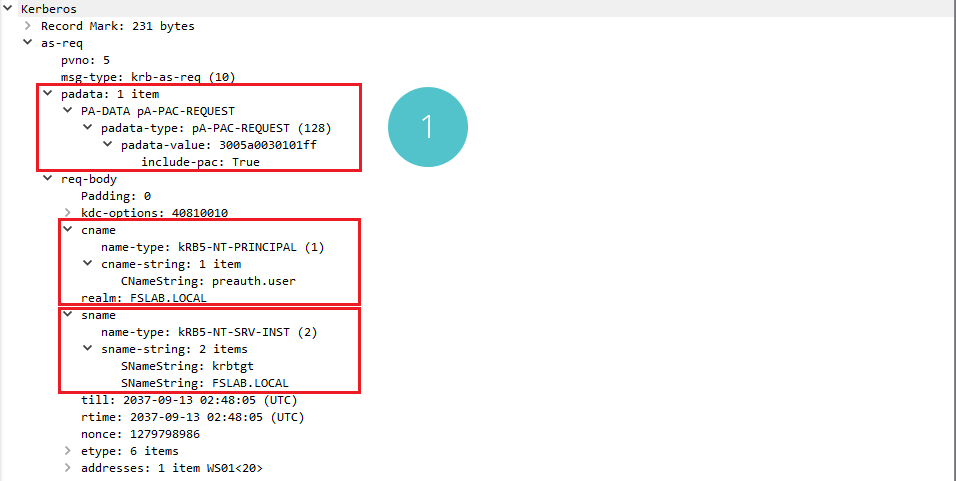 AS-REQ without Pre-Authentication