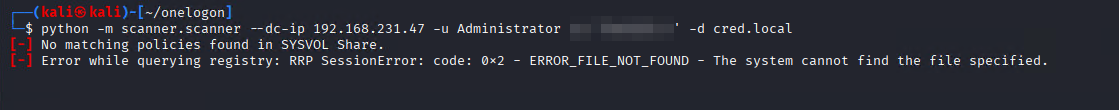 Scanner returning a negative result after remediation