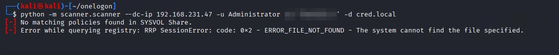 Scanner returning a negative result after remediation