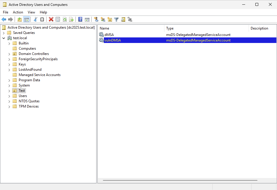 Creating the dMSA object