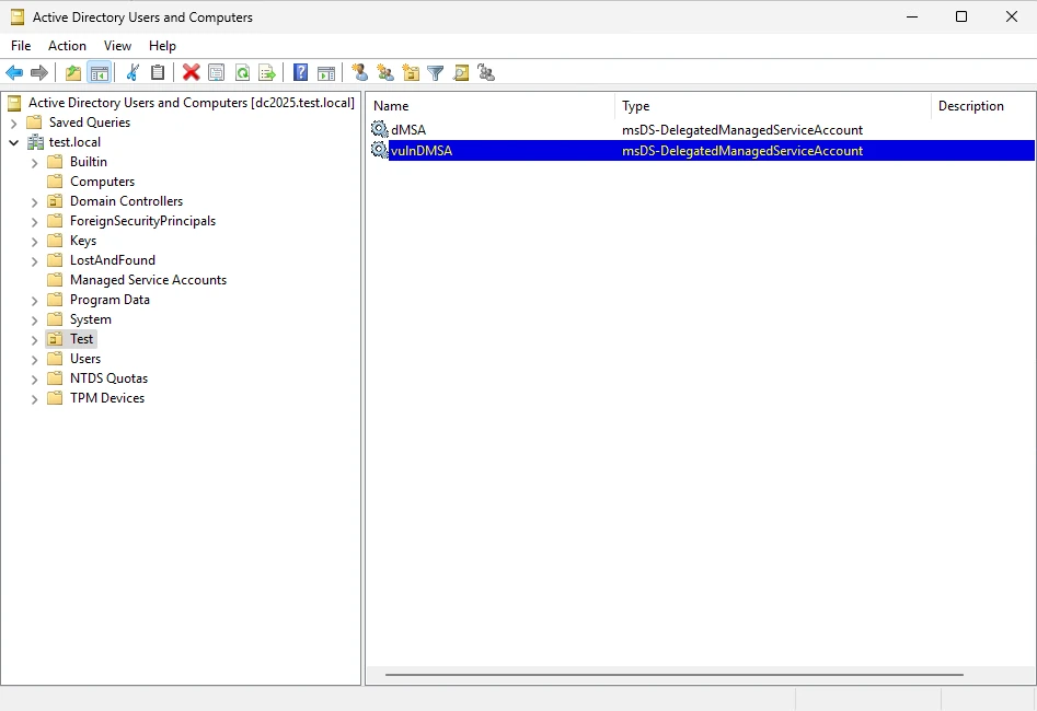 Creating the dMSA object